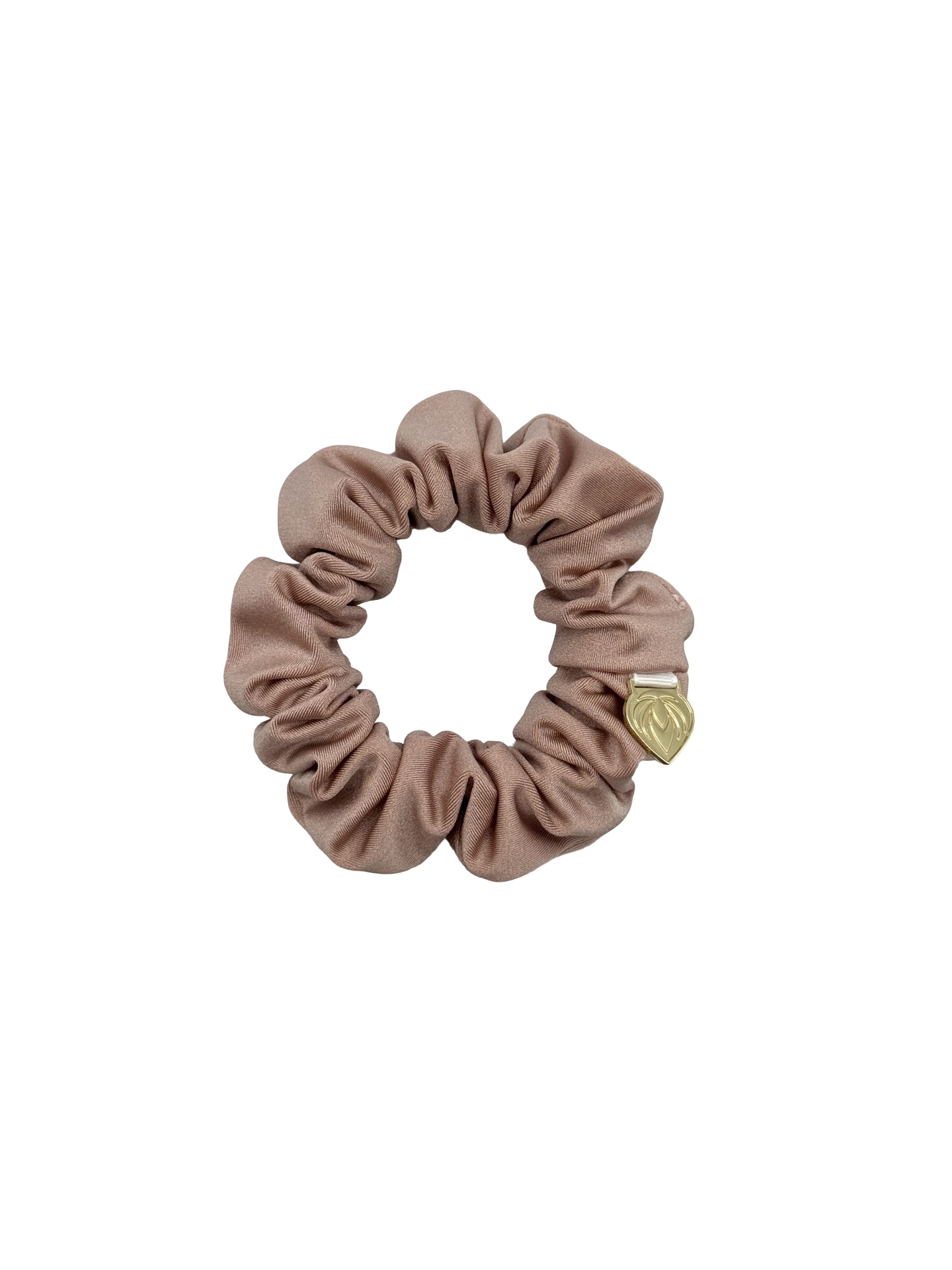 Premium Sporty Scrunchie - Power Sateen Blush