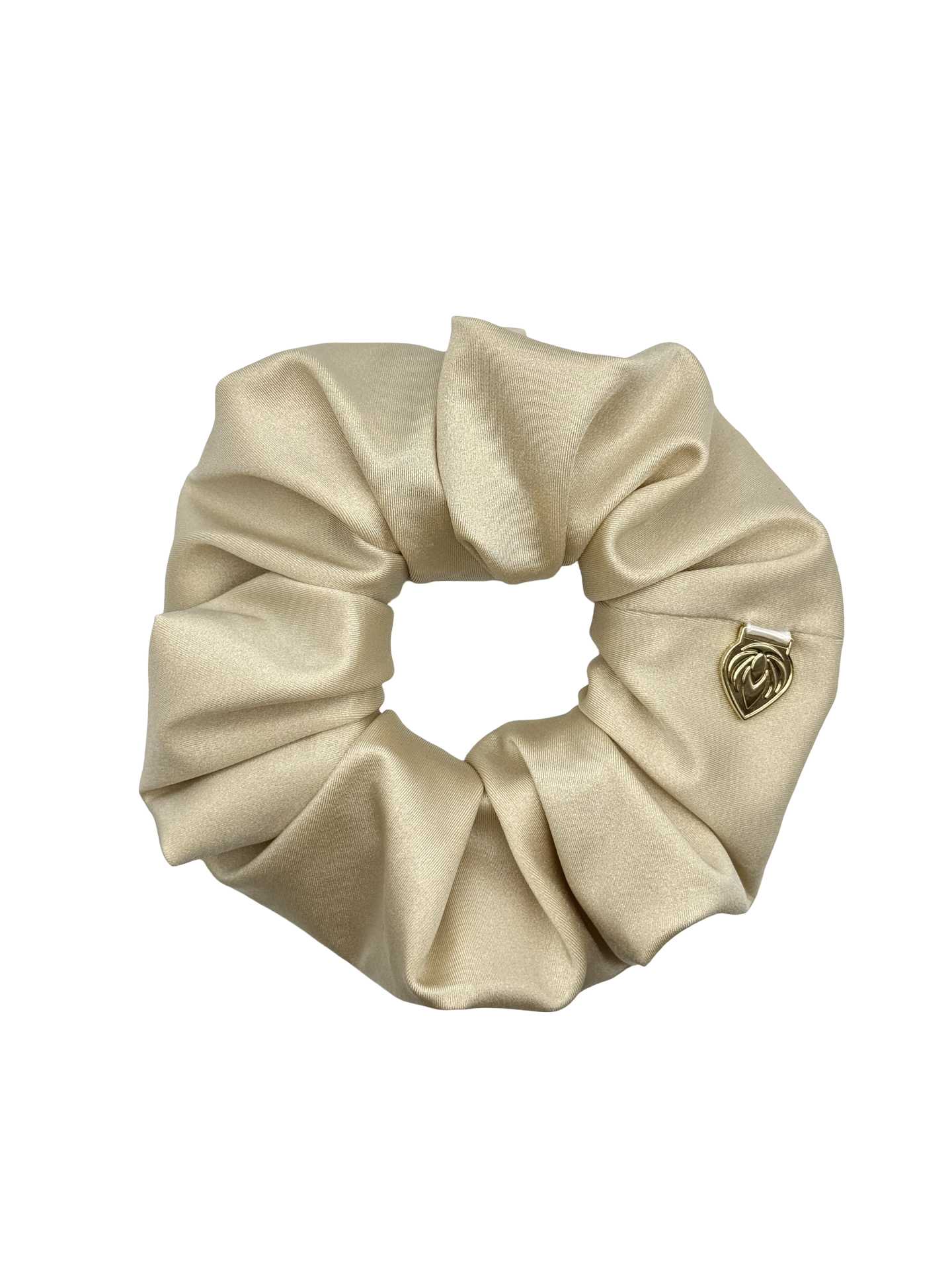 Premium Chic Scrunchie - Power Sateen Cream