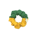 Premium Sporty Scrunchie - Green/Yellow
