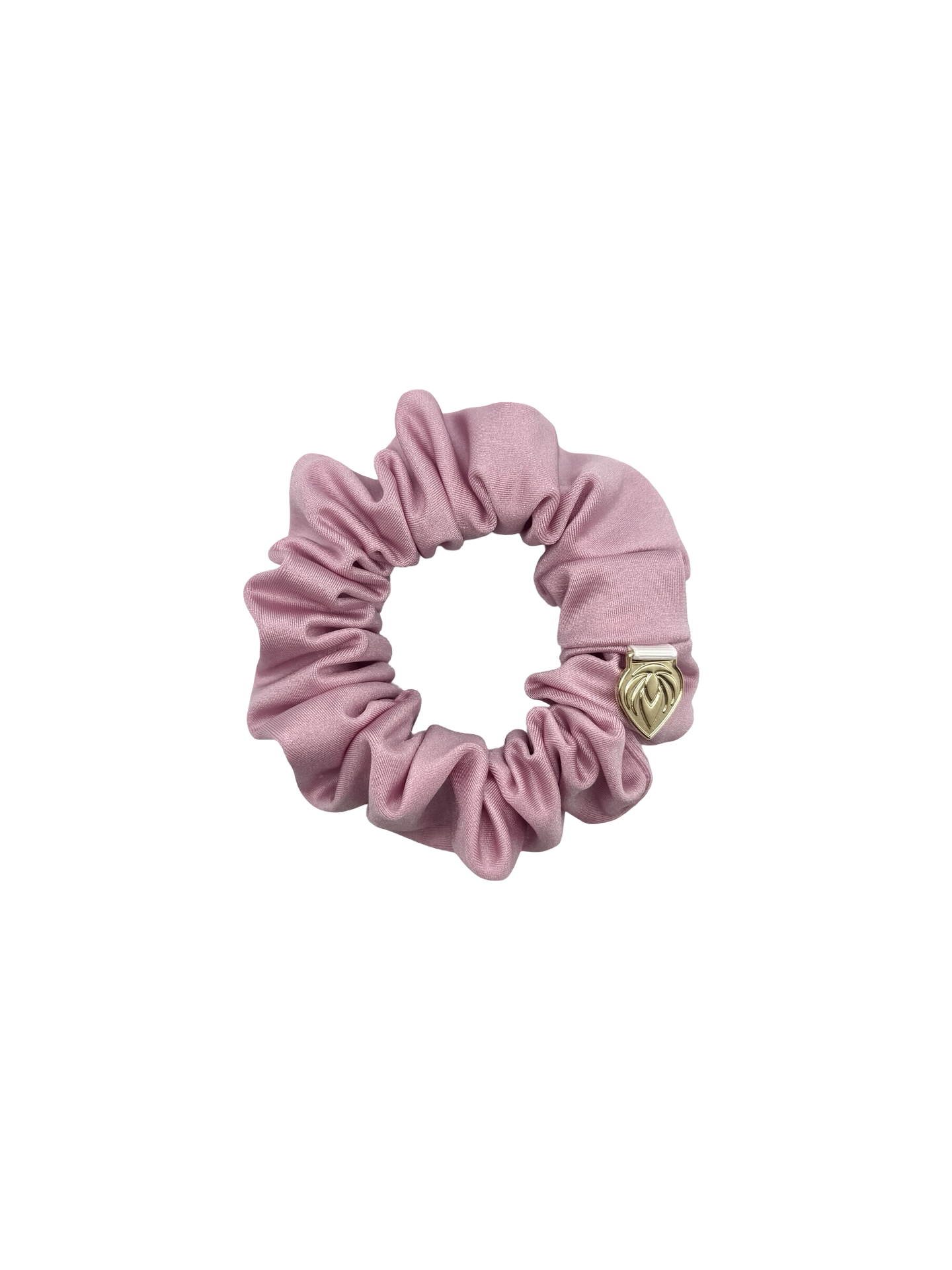 Premium Sporty Scrunchie - Power Sateen Light Pink