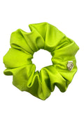 Premium Chic Scrunchie - Power Sateen Lime Green