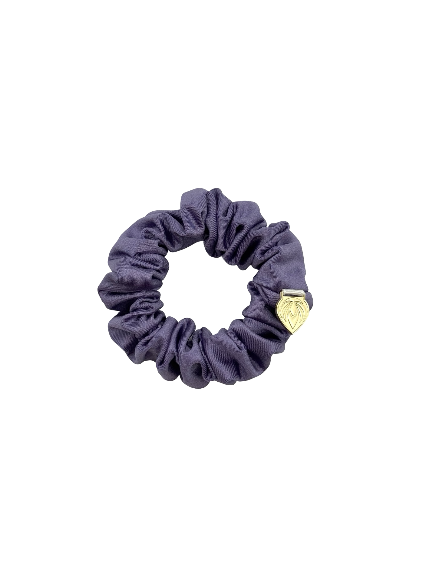 Premium Sporty Scrunchie - Power Sateen Periwinkle