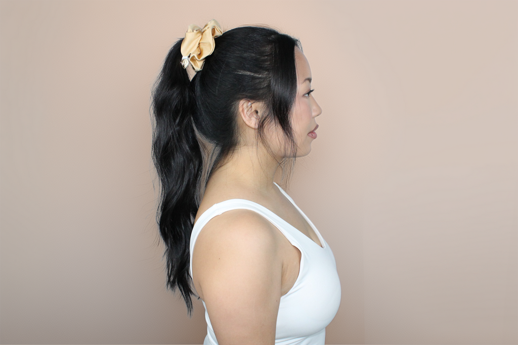 Premium Chic Scrunchie - Power Sateen Gold