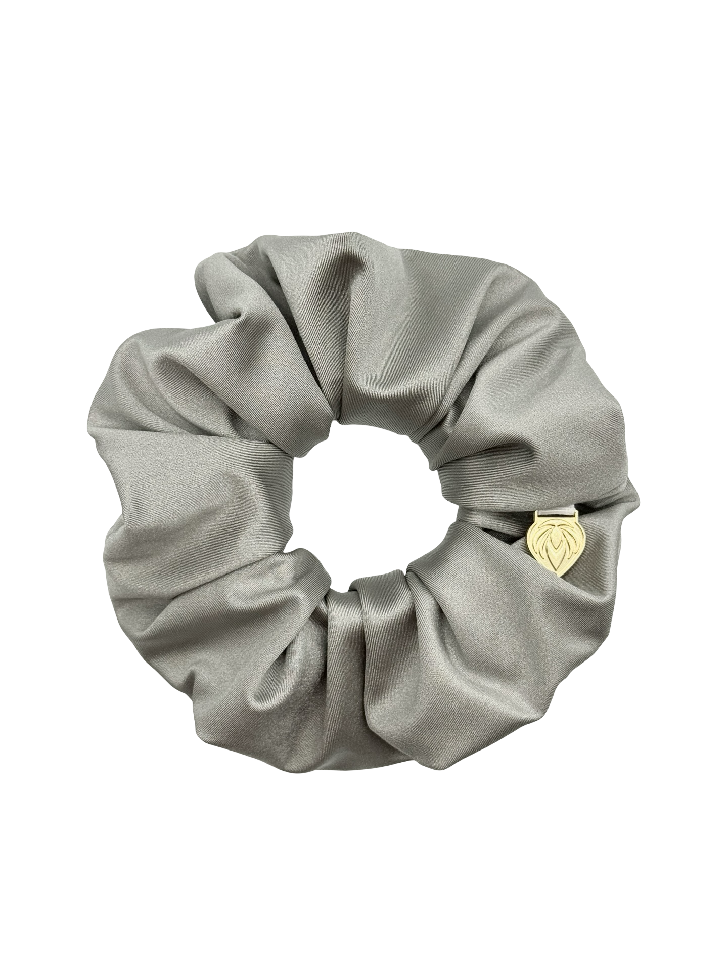 Premium Chic Scrunchie - Power Sateen Silver